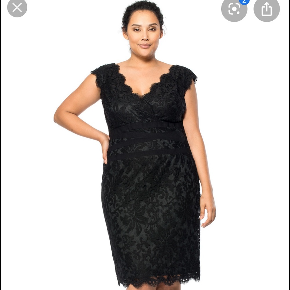 BNWT Todoshi Soji black lace dress
